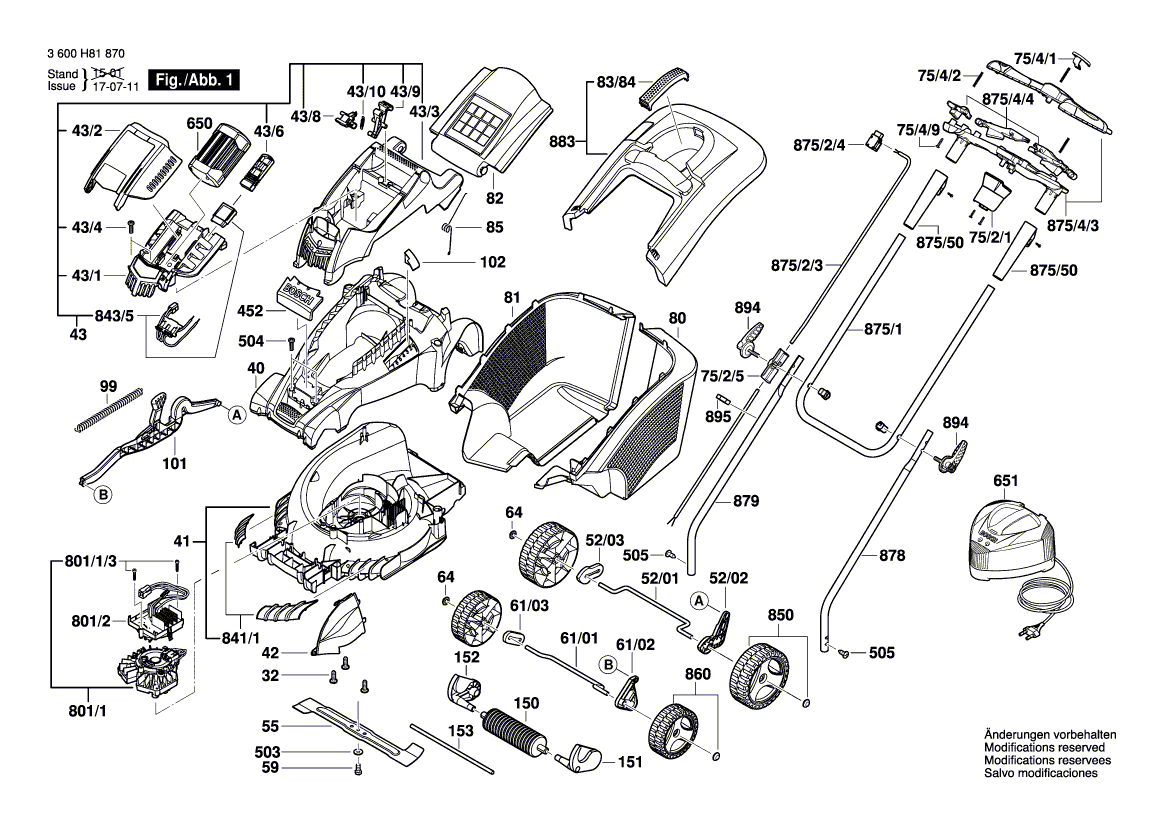 Nouveau véritable Bosch F016L65870 Spindle