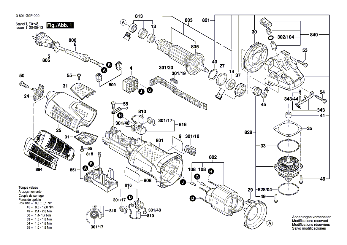 Nouveau gouverneur de vitesse Bosch 1607000db1 authentique