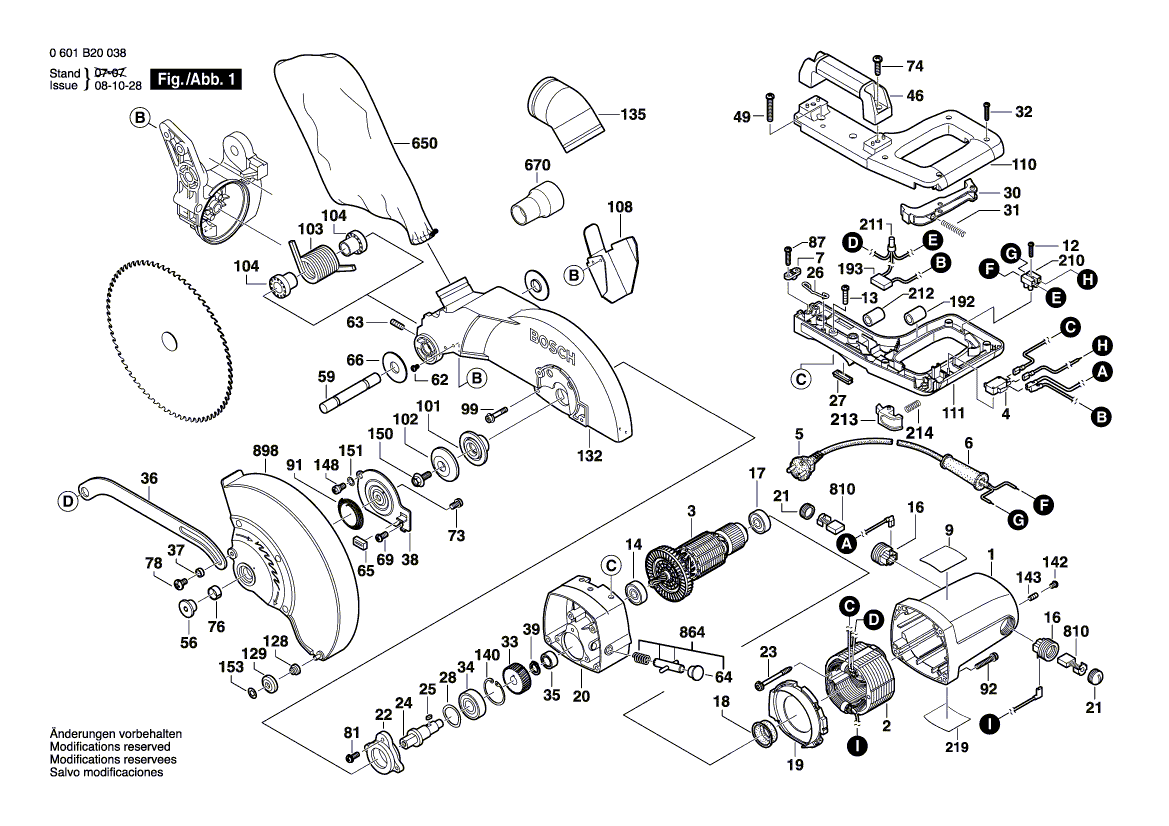 New Genuine Bosch 1609902163 Armature