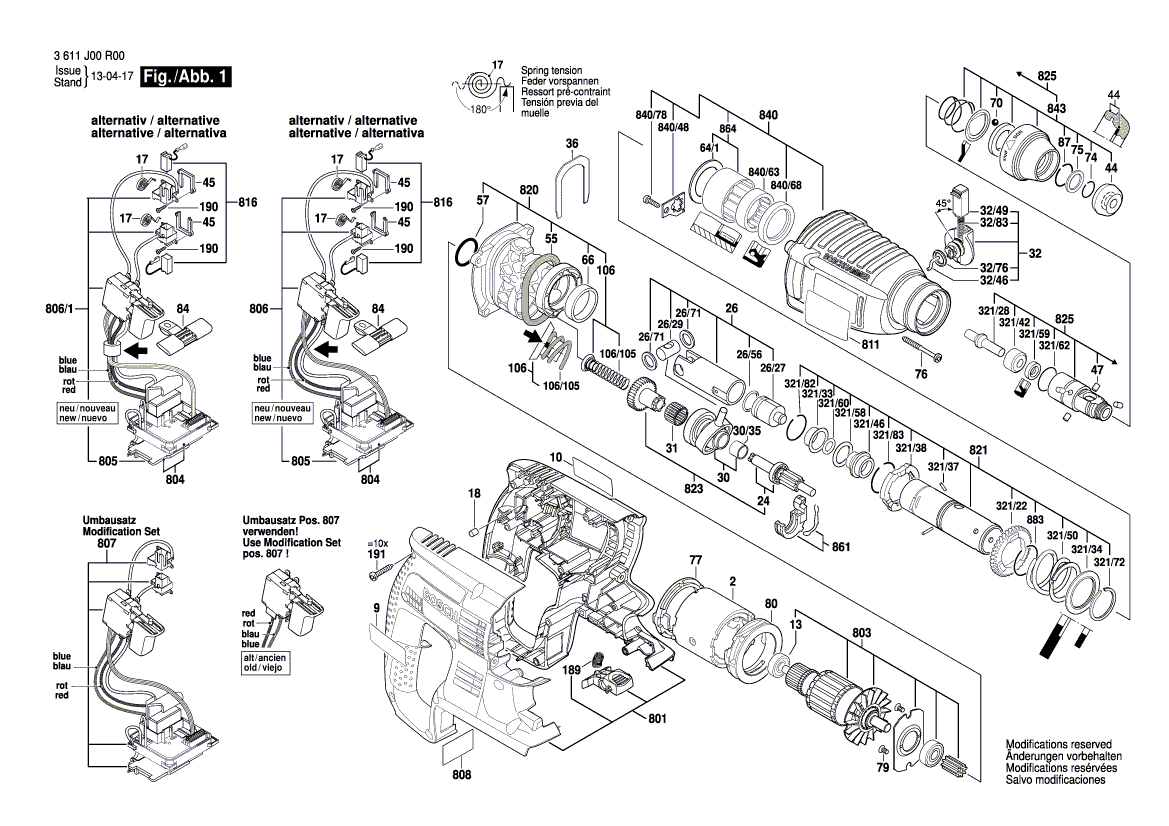 Nieuwe echte Bosch 1609280425 Contact retainer