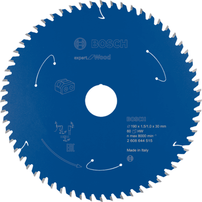 Nieuwe echte Bosch 2608644515 Expert voor Wood Circular Saw Blade voor draadloos