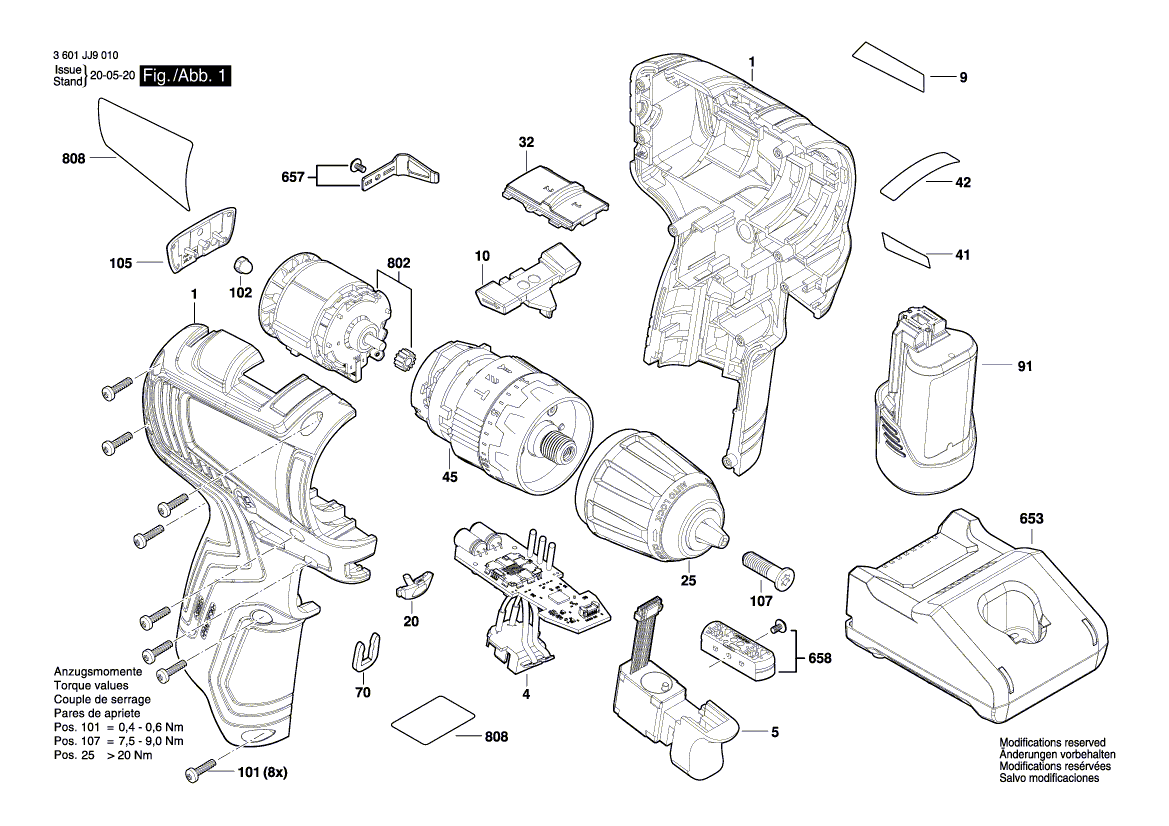 Neuer echter Bosch 1600A020Hn Bithalter