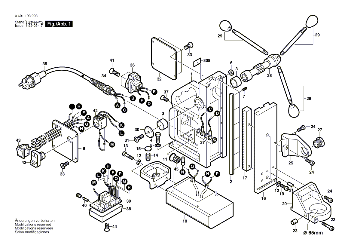 Neue Original-Sechskantmutter 2915011006 von Bosch