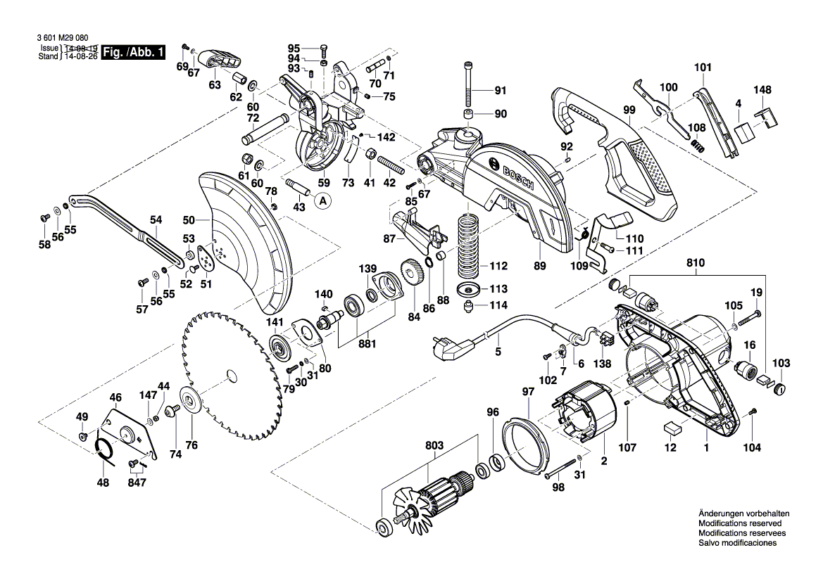 Nouveau véritable bosch 1619pa7036 Céreille de douille hexagonale