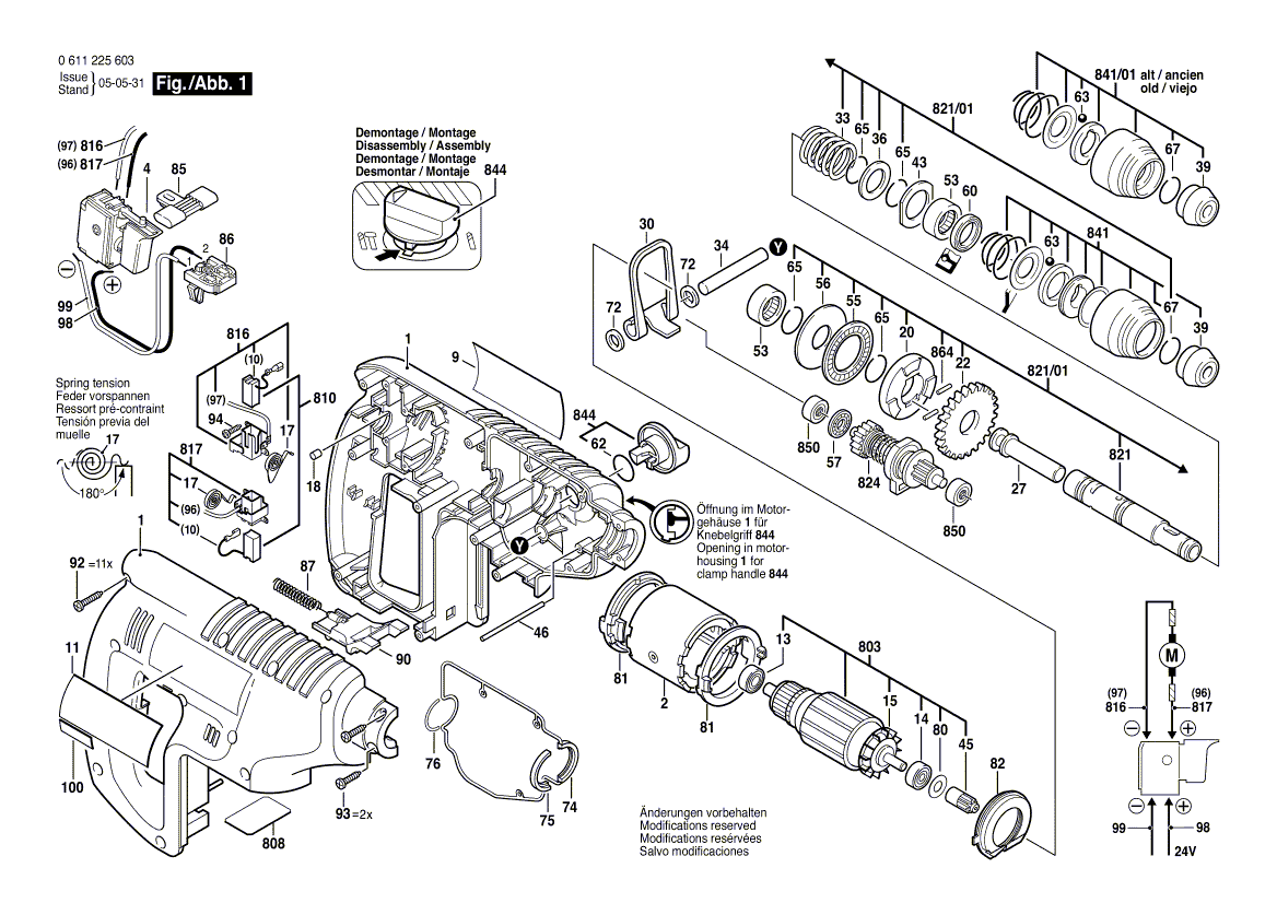 Neu Original Bosch 1617000303 Schutzhülse