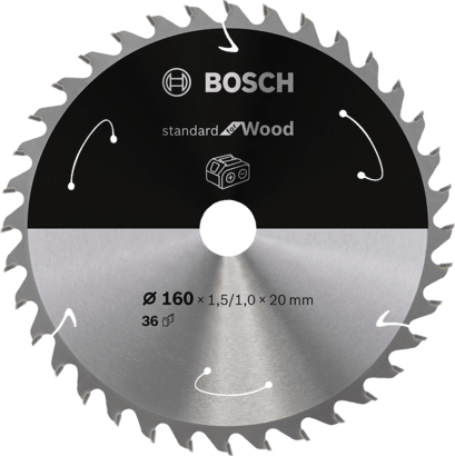 Neu Original Bosch 2608837677 Standard für Holz Kreissägeblatt Für Akku-kreissäge