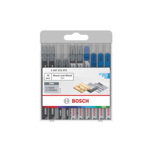 Bosch 10 tikksaetera Wood / Metal 2607012072