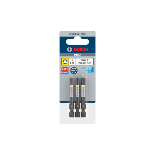 Bosch PRO Impact bitikomplekt T25,T30,T40, 55mm 2608521U55