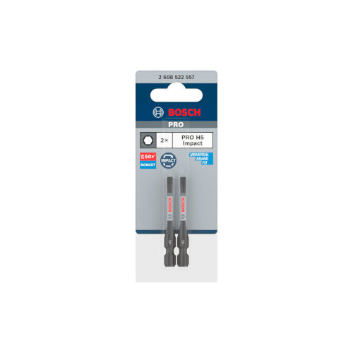 Bosch PRO H5 kruviotsak Impact 55 mm, 2 tk. 2608522557