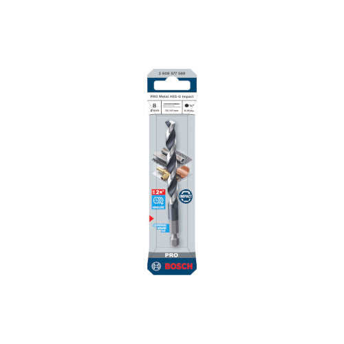 Bosch Metallipuuri HSS-G Hex 1/4'', 8x117mm, 1 tk. 2608577580