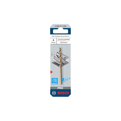 Bosch PRO HSS-Co metallipuur 4,0mm, 1 tk. 2608577595