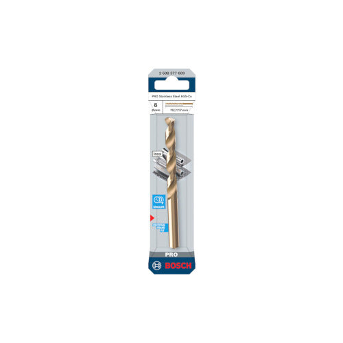 Bosch PRO HSS-Co metallipuur 8,0mm, 1 tk. 2608577609