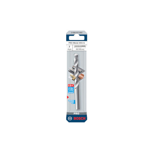 Bosch PRO HSS-G metallipuur 7,0mm, 1 tk. 2608577653