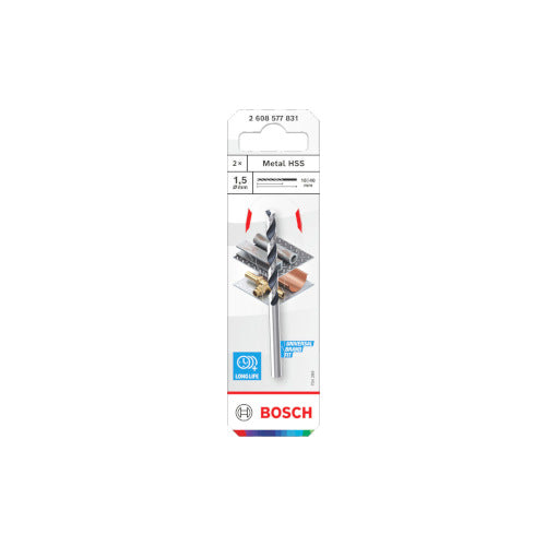 Bosch BOSCH metallipuur 1,5 x 18 x 40 mm , 2 tk. 2608577831