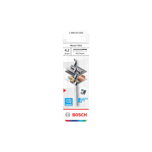 Bosch BOSCH metallipuur 4,2 x 43 x 75 mm , 1 tk. 2608577839