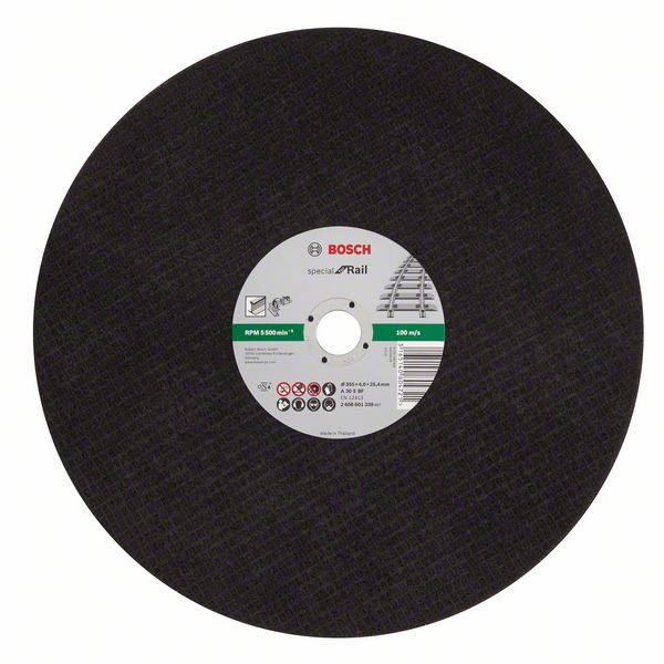 Bosch Lõikeketas PRO Rail 355x25.4x4mm 2608601339