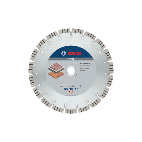 Bosch PRO Teemantlõikeketas kivid,300x25,40x2,8mm 2608602647