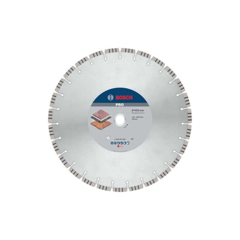 Bosch PRO Teemantlõikeketas kivid,400x25,40x3,2mm 2608602649