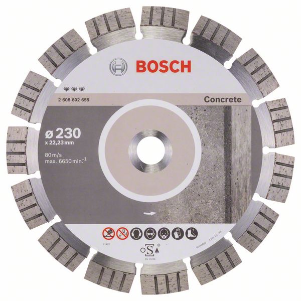 Bosch PRO Teemantlõikeketas Betoonile,Ø230mm 2608602655