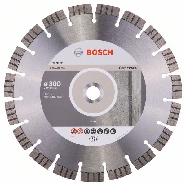 Bosch PRO Teemantlõikeketas Betoonile,300x22,23x2,8mm 2608602656