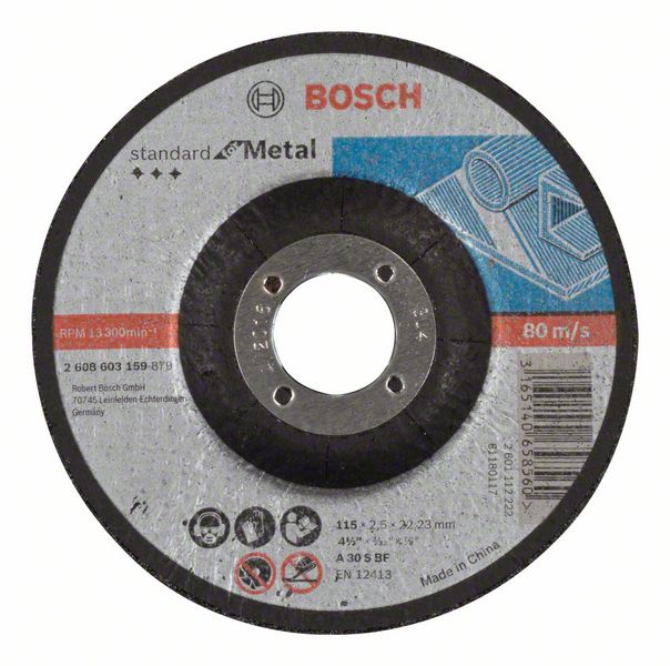 Bosch Lõikeketas metallile 115x22x2,5 mm 2608603159