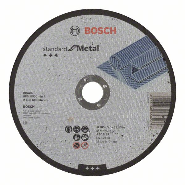 Bosch Standard for Metal A30 S BF 180 × 3 × 22,23 mm 2608603167