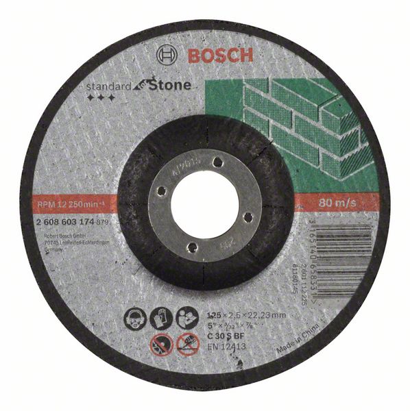 Bosch Lõikeketas, kivi PRO 125x22x2.5mm 2608603174