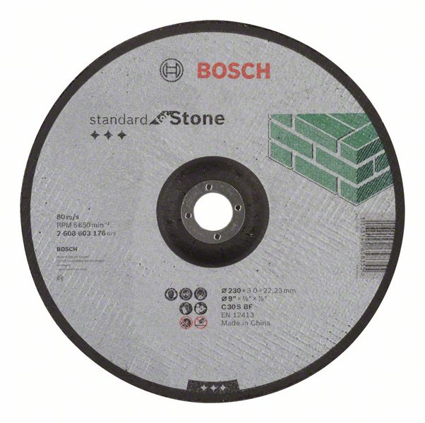 Bosch Lõikeketas, kivi Standard 230x22x3mm 2608603176