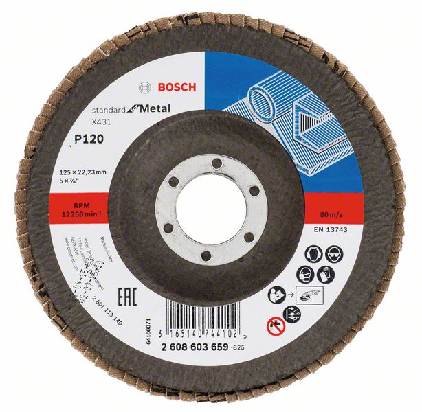 Bosch Lihvketas metallile Standard 125x22mm,120 2608603659