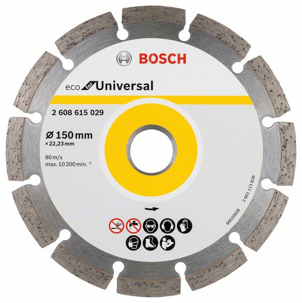 Bosch Teemantlõikeketas Universal 150x22.23x2x10 2608615029