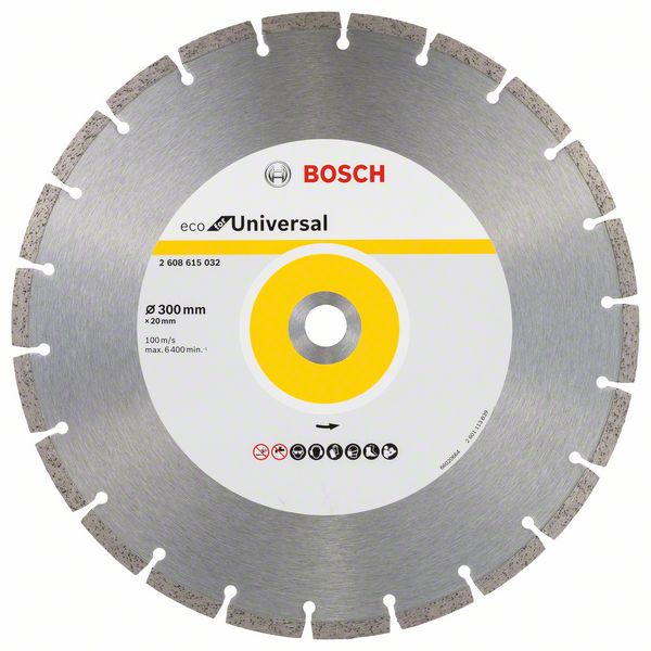 Bosch Teemantlõikeketas Multi 300x20x3.2x10 2608615032
