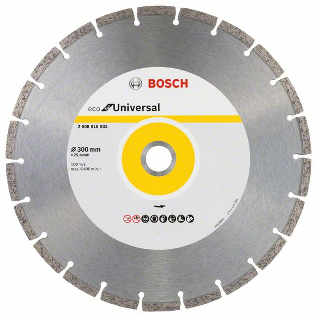 Bosch Teemantlõikeketas Multi 300x25.4x3.2x10 2608615033
