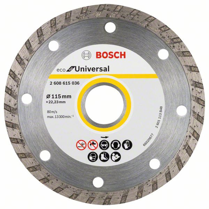 Bosch Teemantlõikeketas Universal 115x22.23x2.0x7 2608615036