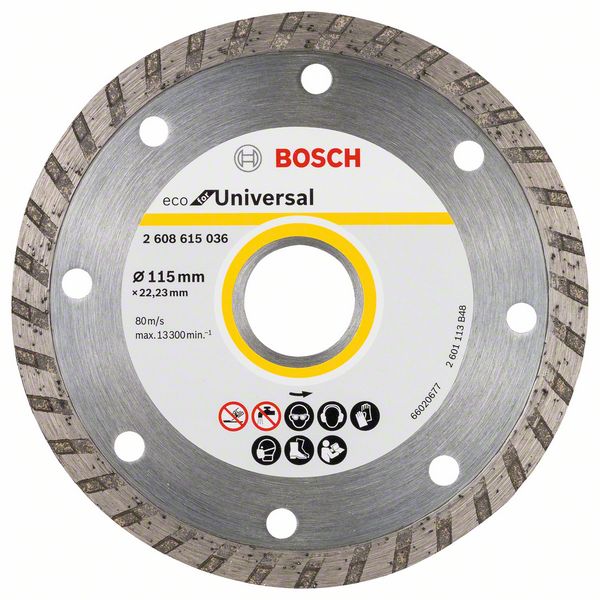 Bosch Teemantlõikeketas Universal 115x22.23x2.0x7 2608615036