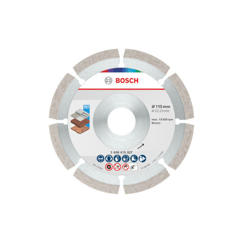 Bosch 10 Teemantlõikeketas Universal 115x22.23x2x7 2608615040