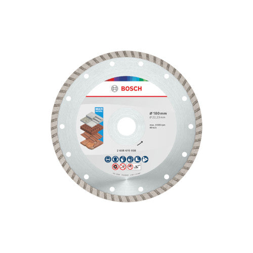 Bosch 10 Teemantlõikeketas turbo 180x22.23x2.6x7 2608615047