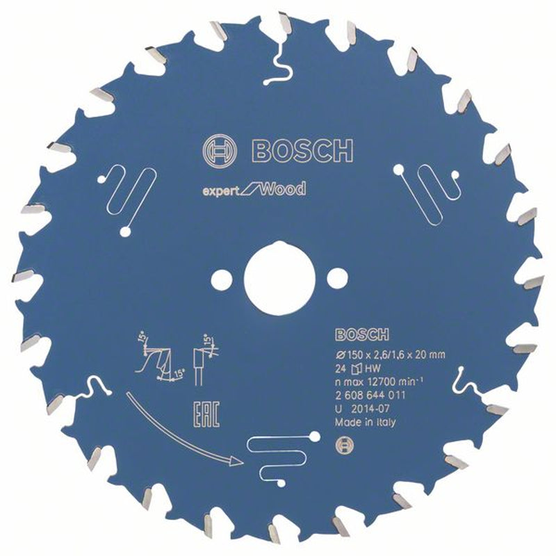 Bosch Expert for Wood 150 x 20 x 2,6 mm, 24T 2608644011