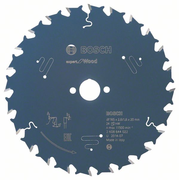 Bosch Ketassae ketas Expert 165 x 20 x 2,6 mm, 24 2608644022