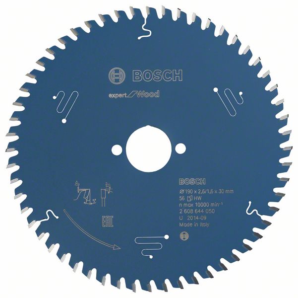 Bosch Expert for Wood 190 x 30 x 2,6 mm, 56T 2608644050