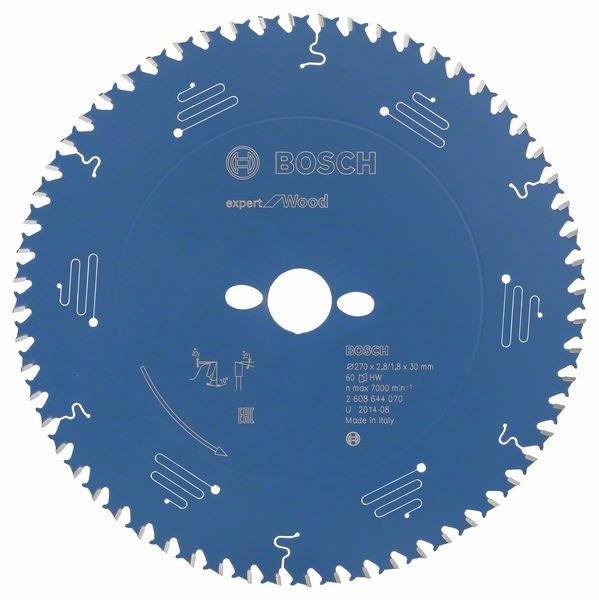Bosch Expert for Wood 270 x 30 x 2,8 mm, 60T 2608644070
