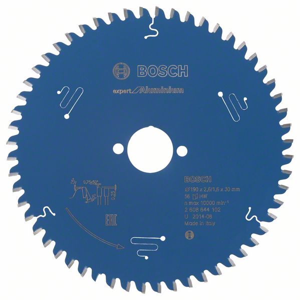 Bosch Expert for Aluminium 190 x 30 x 2,6mm, 56T 2608644102