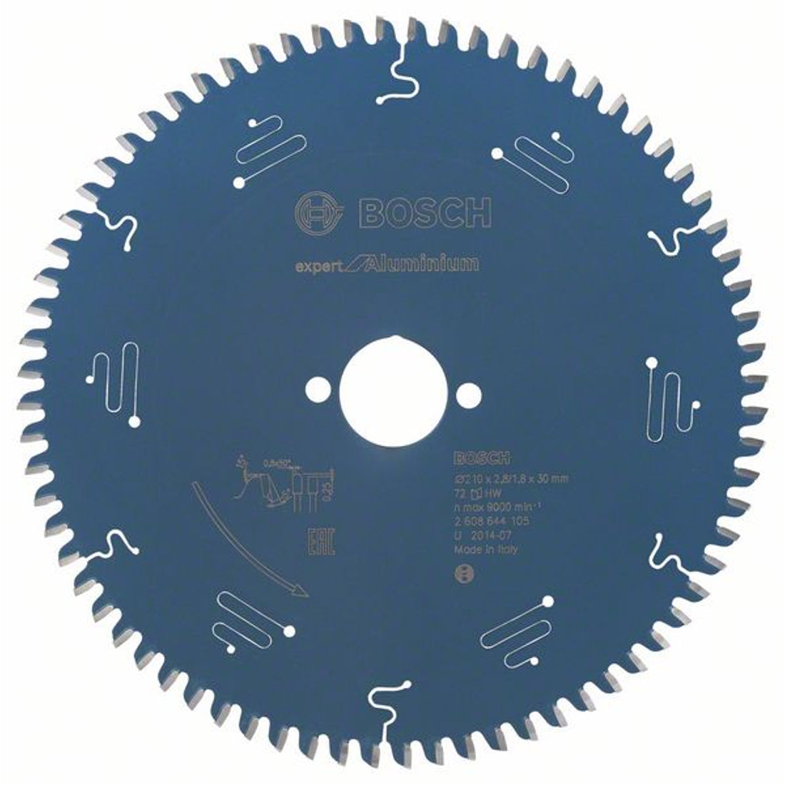 Bosch Expert for Aluminium 210 x 30 x 2,8mm, 72T 2608644105