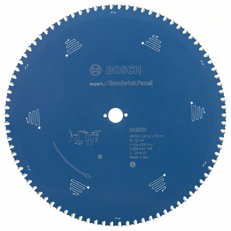 Bosch Expert SandwichPanel 450 x 30 x 3,4 mm, 86T 2608644148
