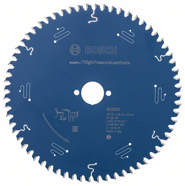Bosch Expert HPL 235 x 30mm, 64T 2608644357