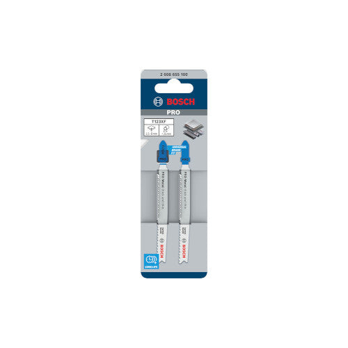 Bosch PRO Tikksaeleht T123XF 2 tk. 2608655100