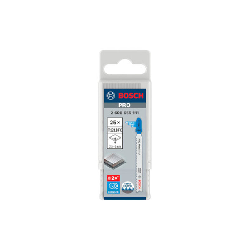 Bosch 25 tikksaetera T121BFC PRO Thick metal 2608655111