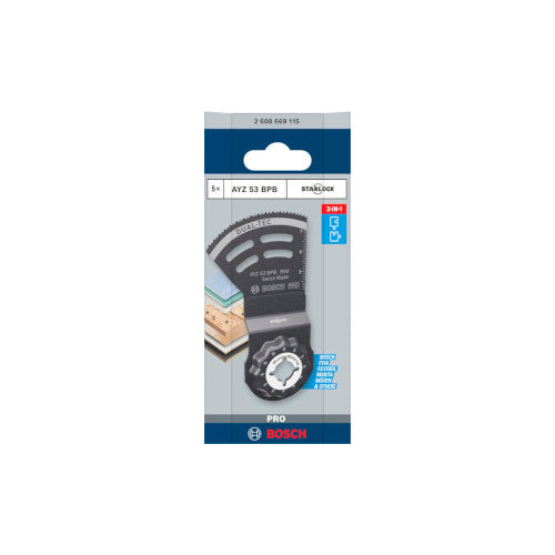 Bosch AYZ 53 BPB 53 x 40 mm STARLOCK 5 tk. 2608669115