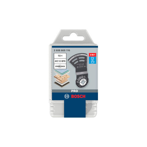 Bosch AYZ 53 BPB 53 x 40 mm STARLOCK 10 tk. 2608669116