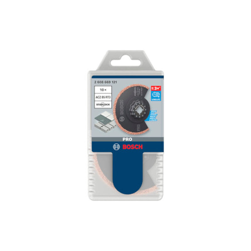 Bosch ACZ 85 RT3,Multi Mat. 85 mm, 10 tk., STARLOCK 2608669121