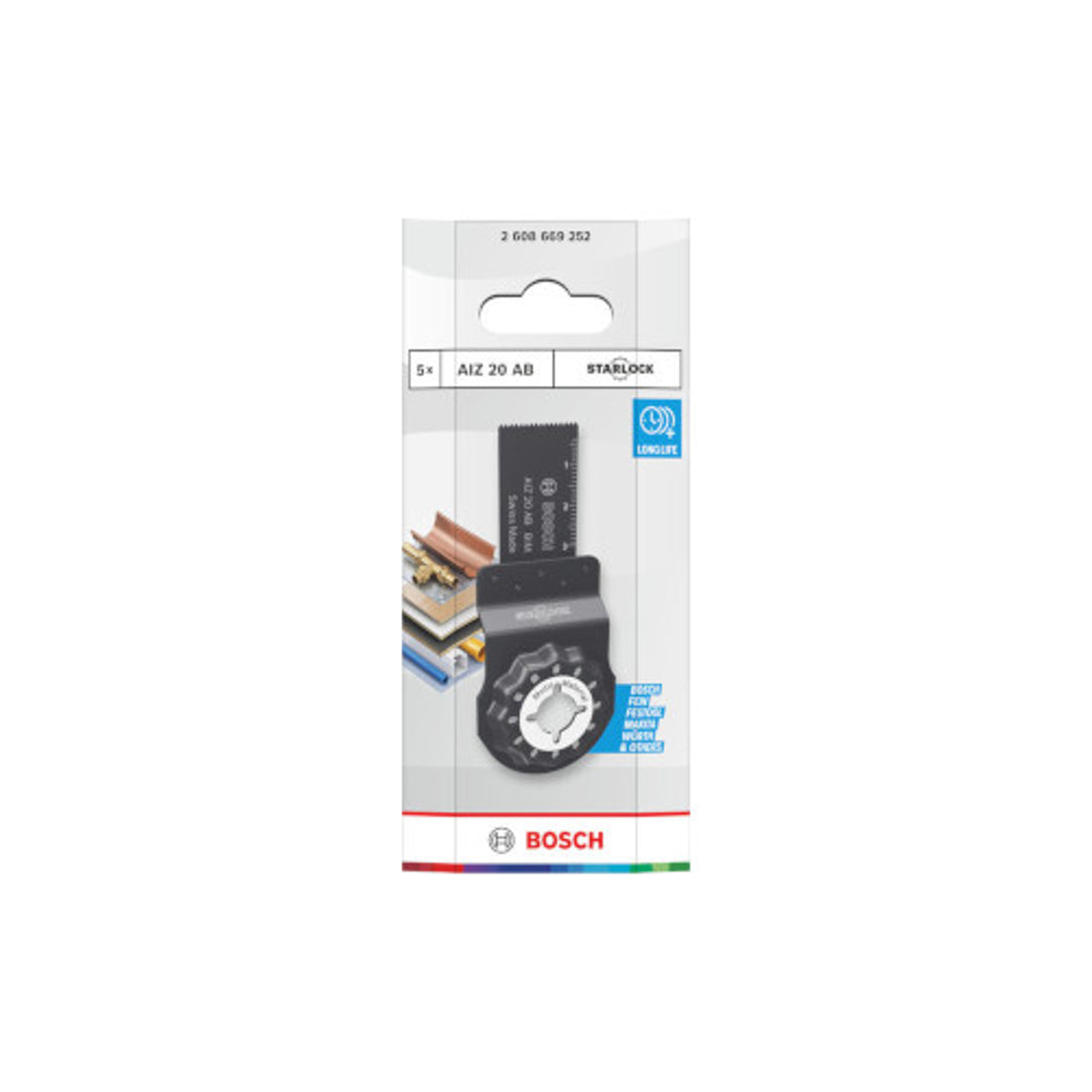 Bosch AIZ 20 AB, Wood Metal 20 x 30mm,5 tk. STARLOCK 2608669252